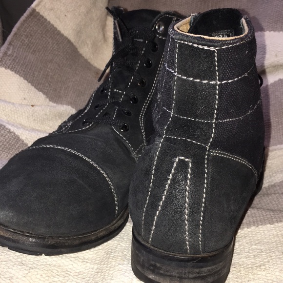 G-Star Raw Denim & Suede Black Boot 11 Style 3301 - Picture 4 of 8